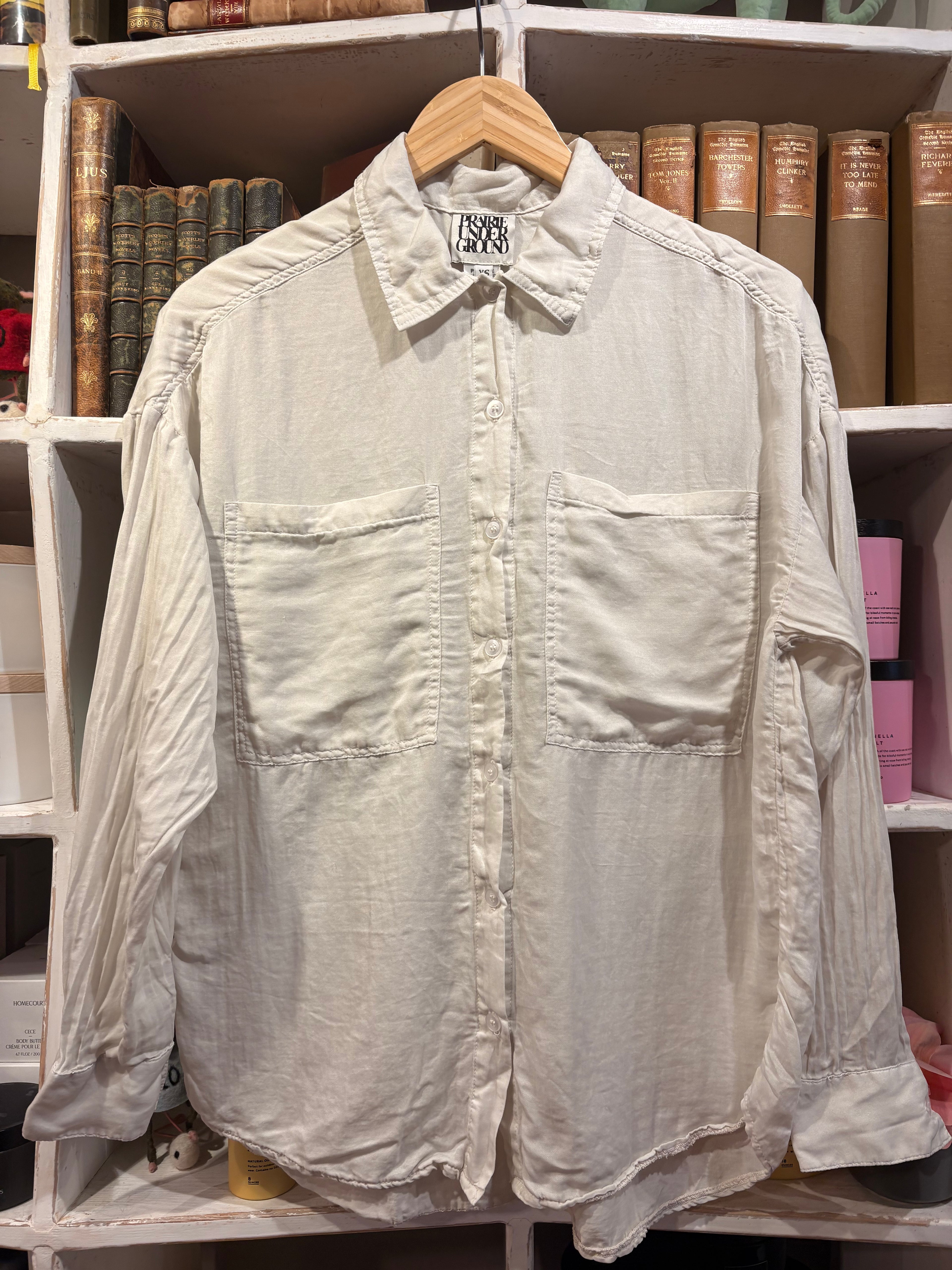 Whispering Silk Shirt - Oyster