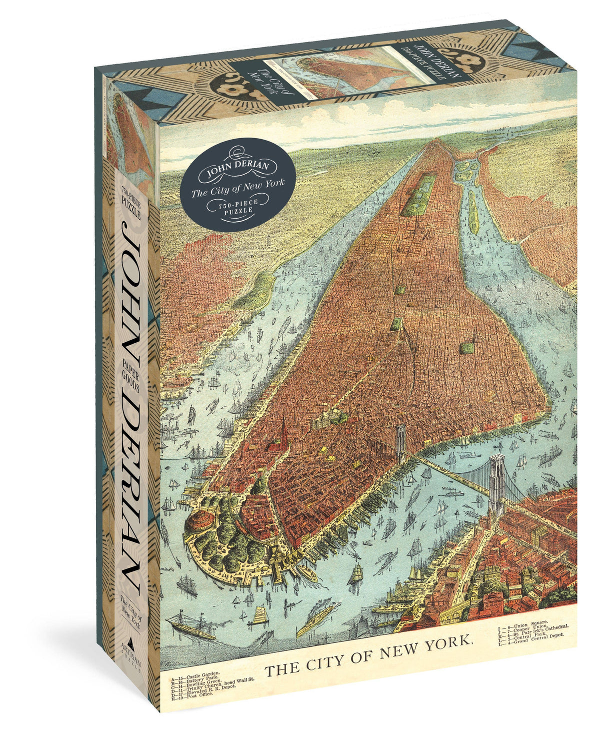 John Derian: The City of New York 750-Piece Puzzle