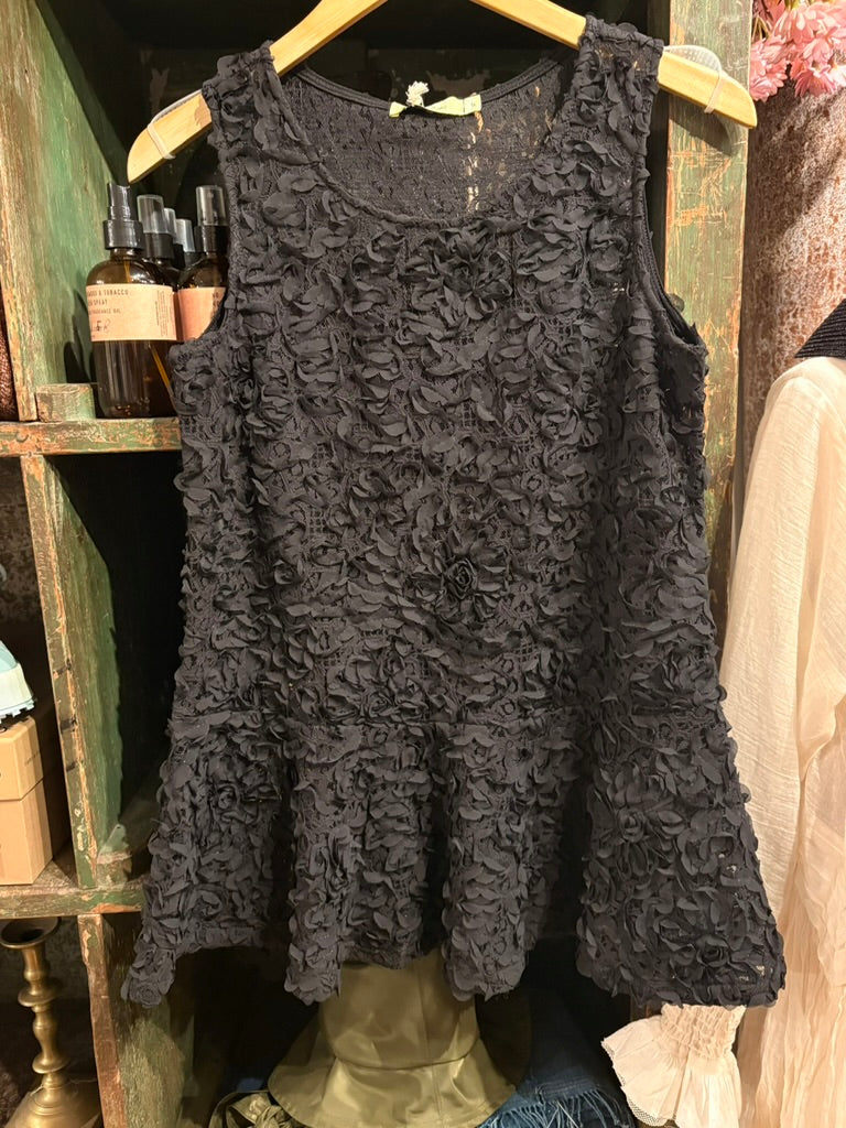 Lace Peplum Top