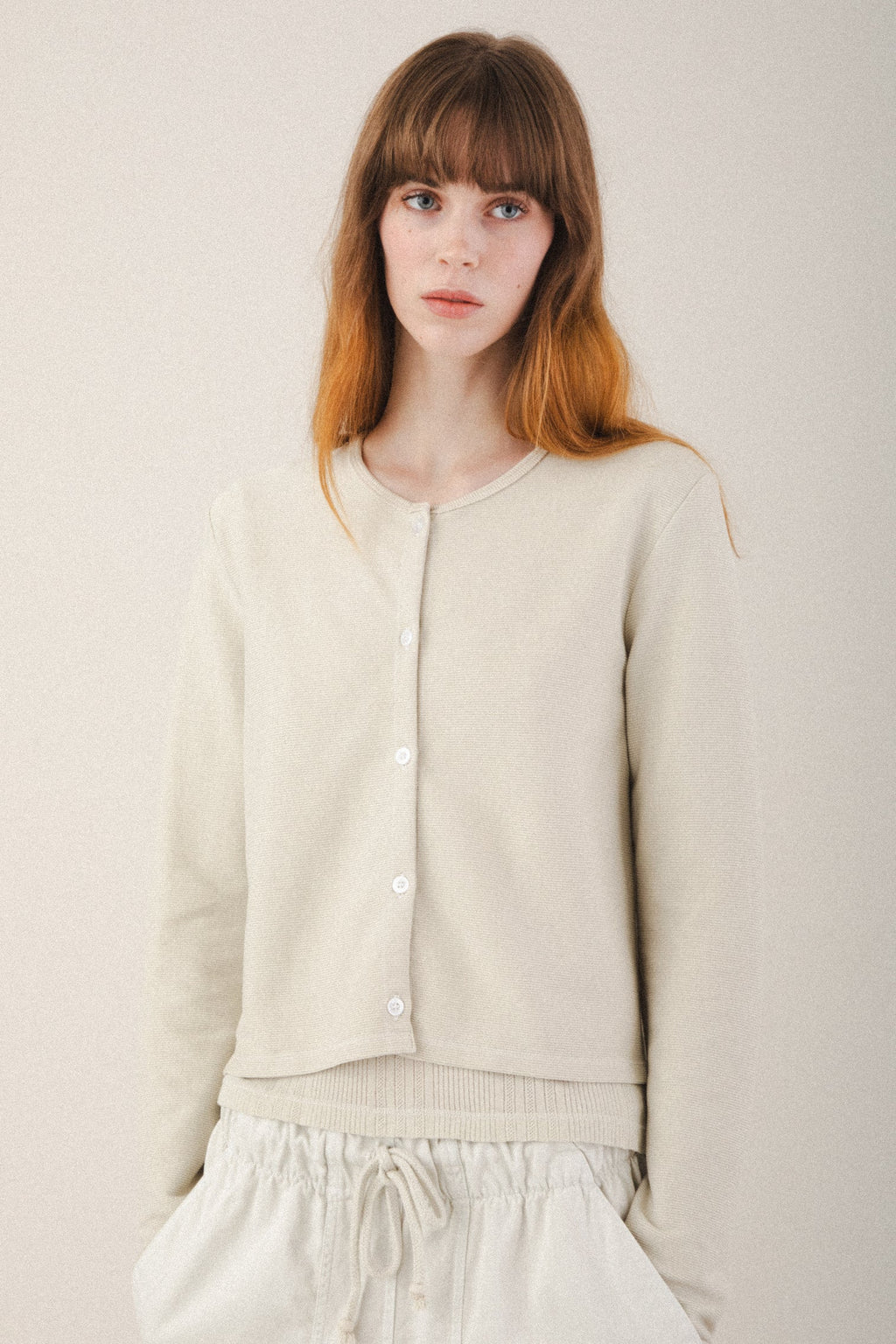 Surface Cardigan in Oyster