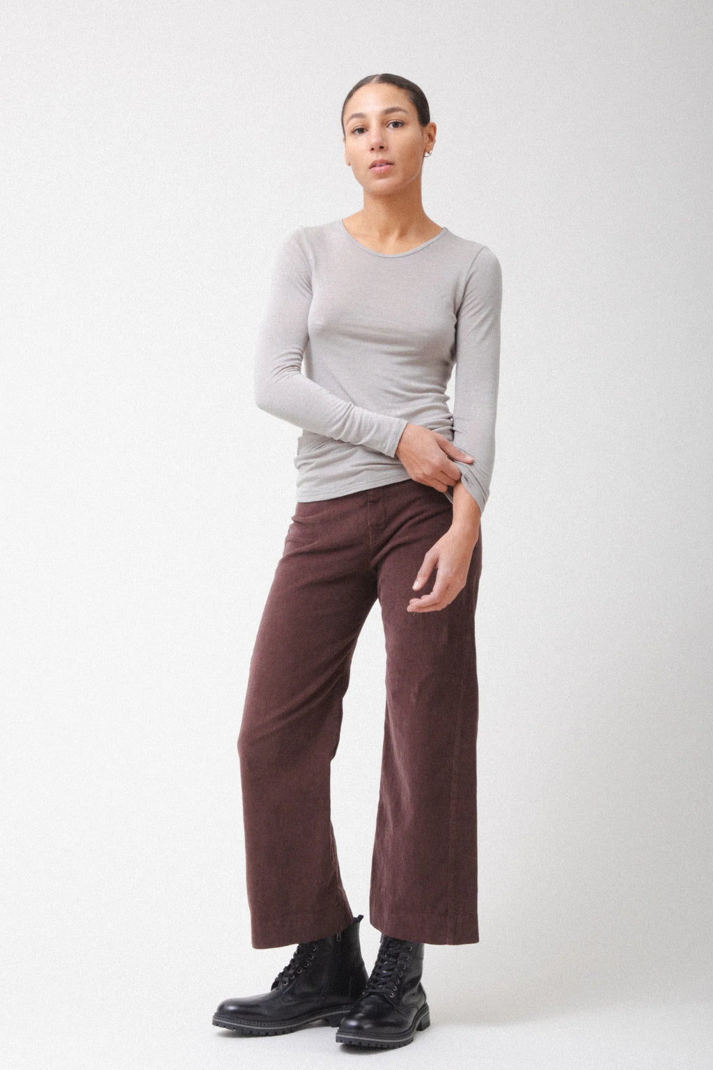 The Cashmodal Tee in Parchment