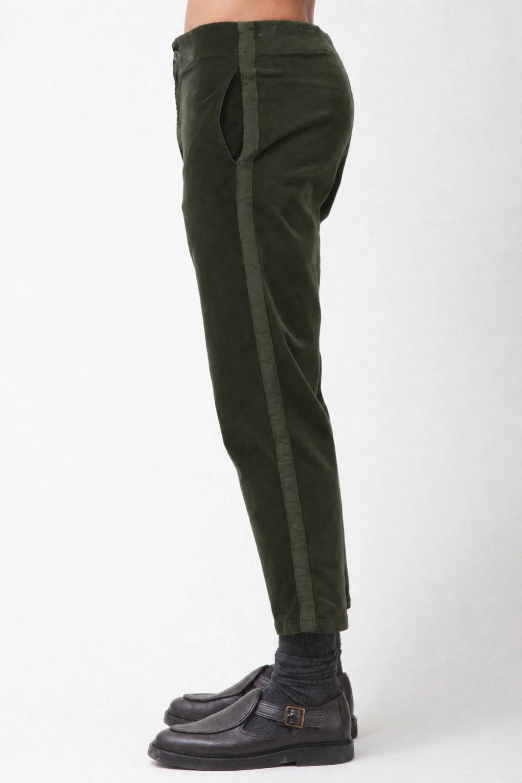 Nightfall Trouser in Dark Olive