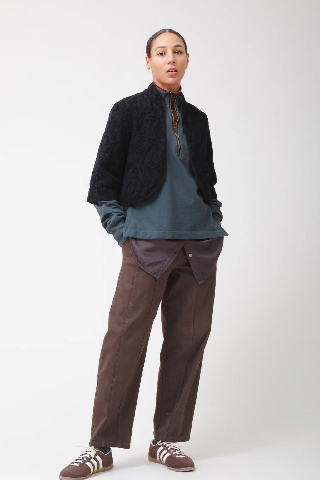 A Total Eclipse Jacket in Black