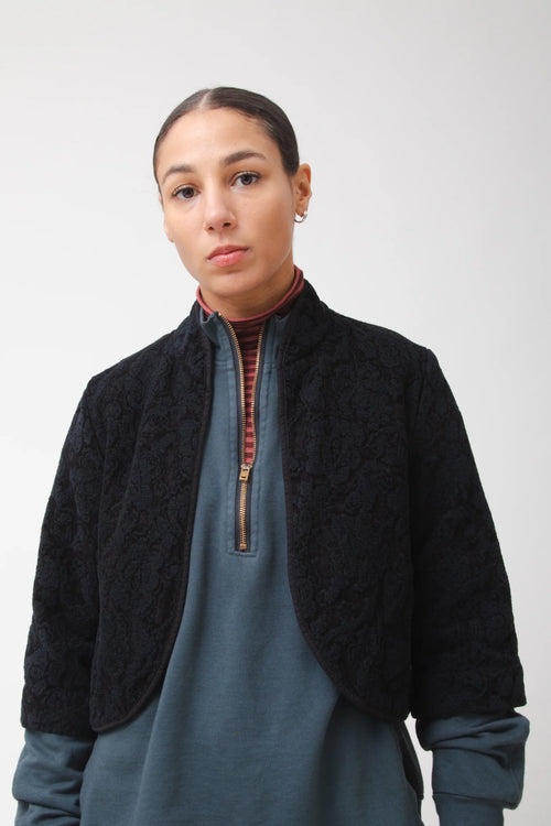 A Total Eclipse Jacket in Black