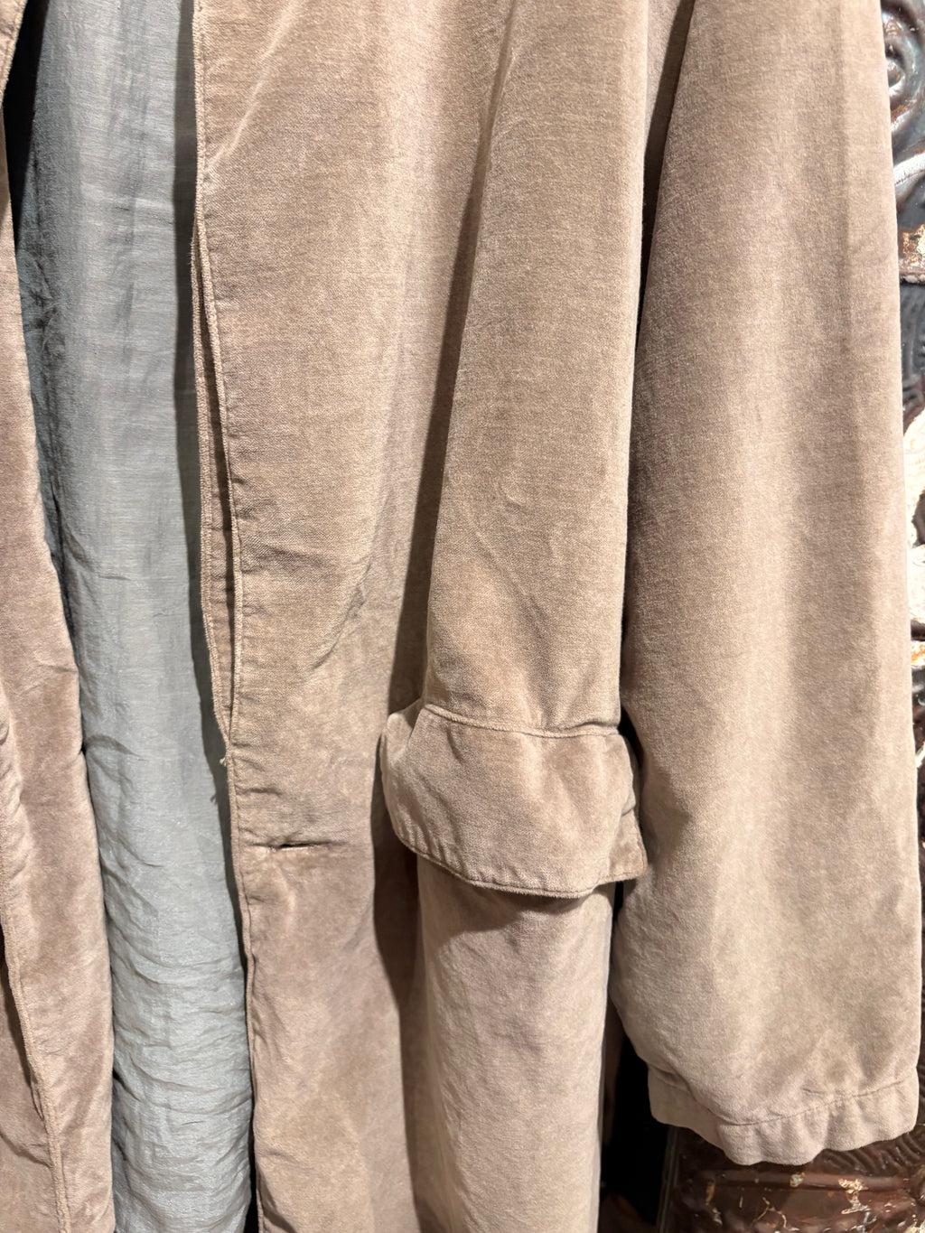 Trench Coat - Cotton Velvet