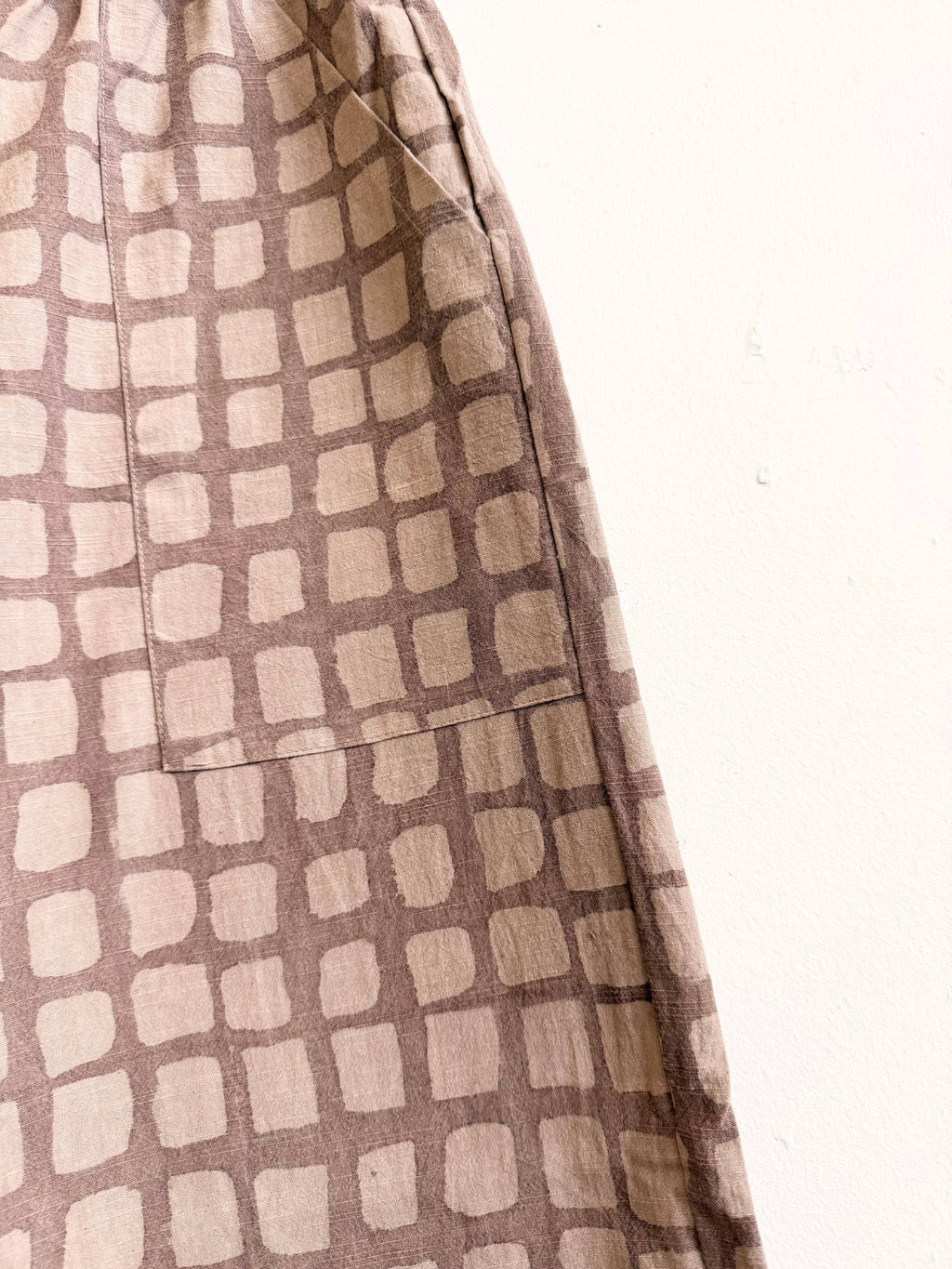 Omar Brown Grid Pant