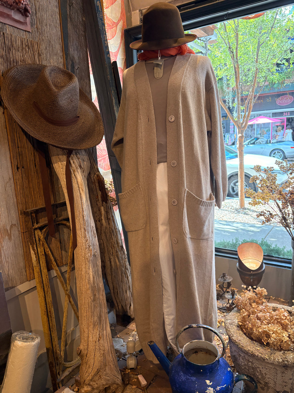 Maxi Cardigan in Oatmeal