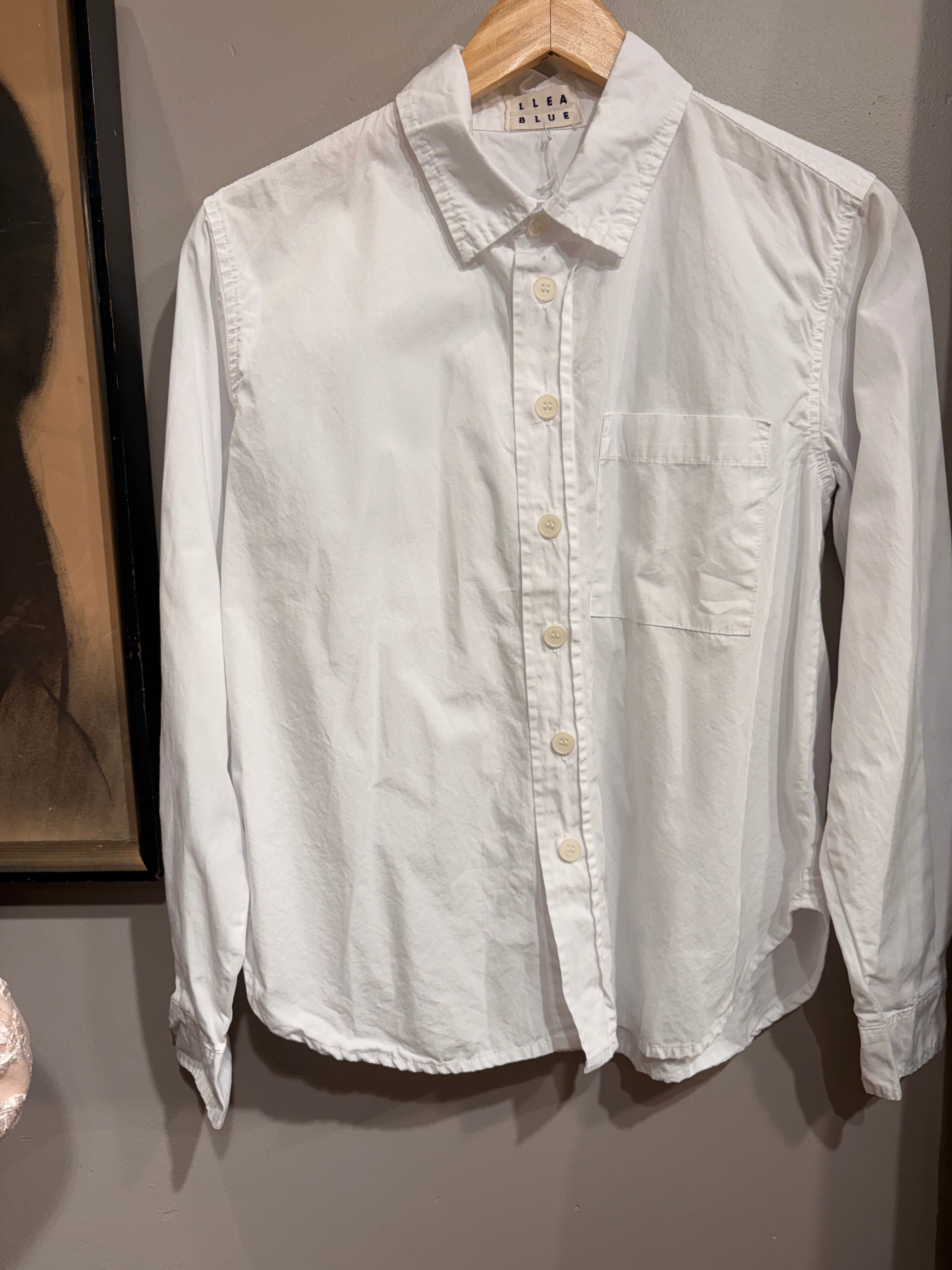 Hadley Heavy Cotton Shirt in White