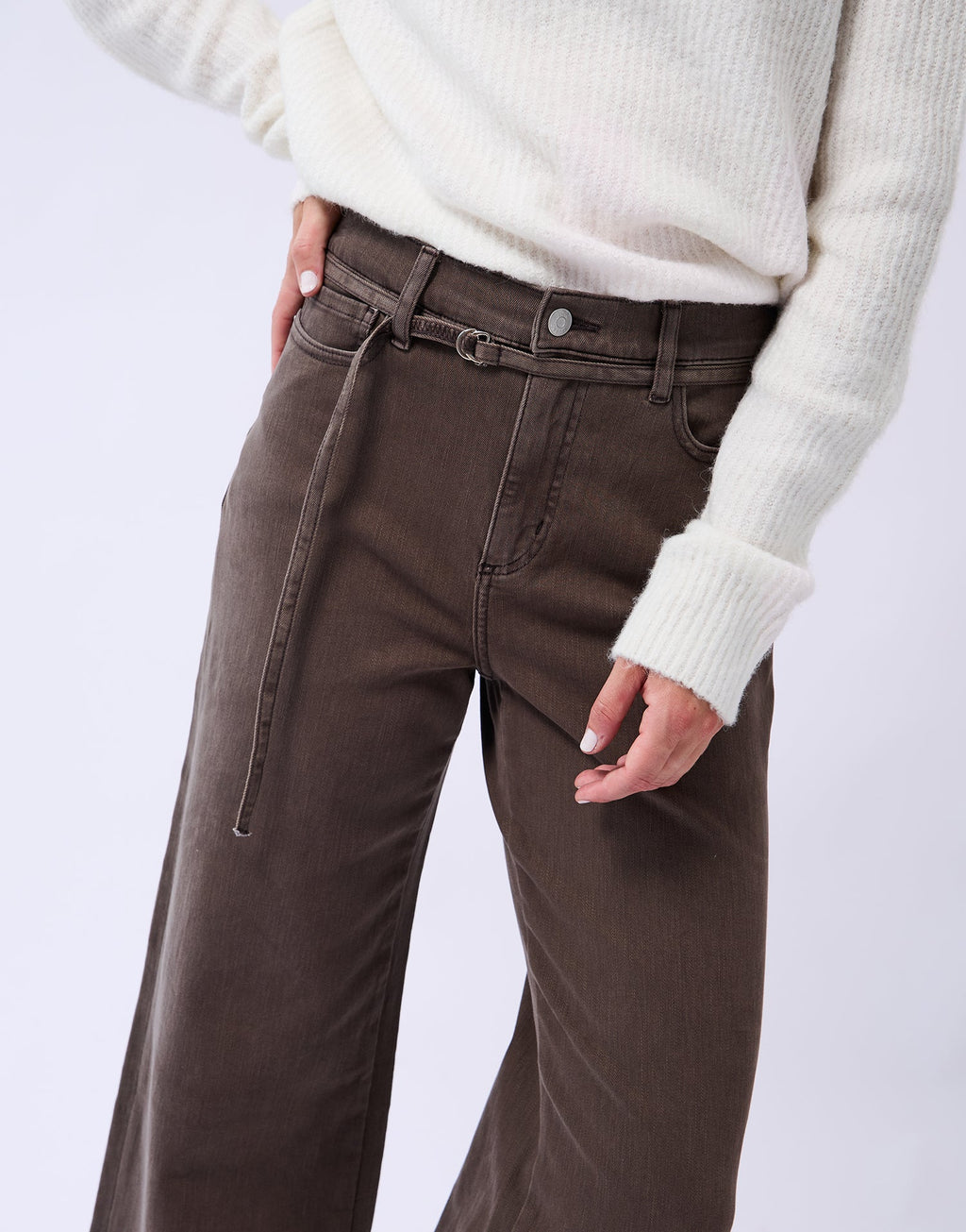 Lily Wide Leg Jean - Shirley Brown