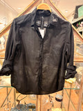 Crooked Pocket Shirt- Black