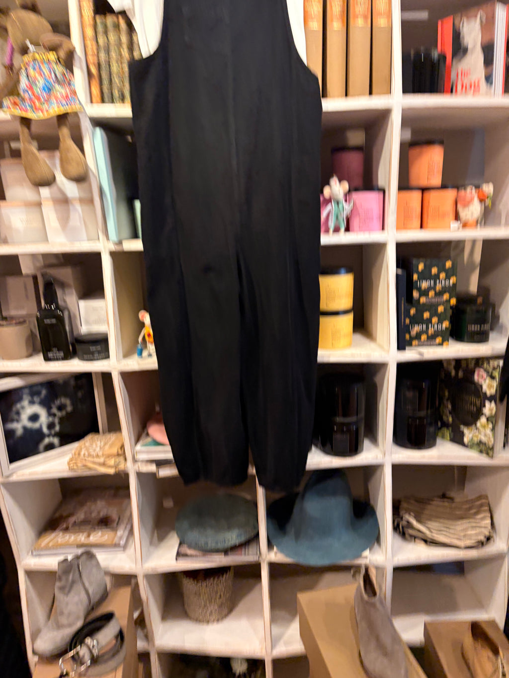Corduroy Jumpsuit in Black