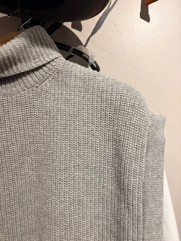 Kanon Knitted Vest - Grey Marl