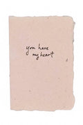 You Have My Heart Card