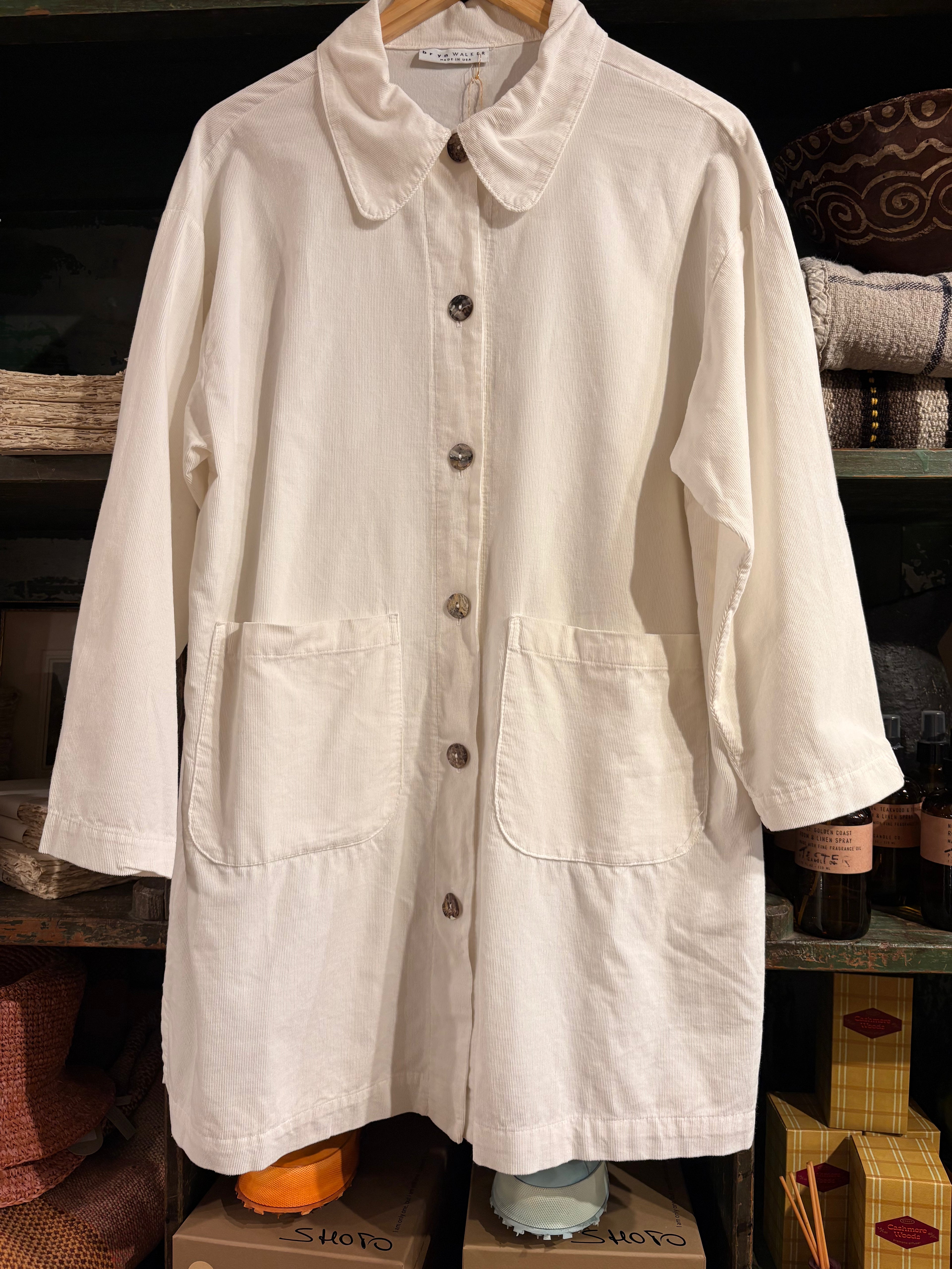 Car Coat - Cream