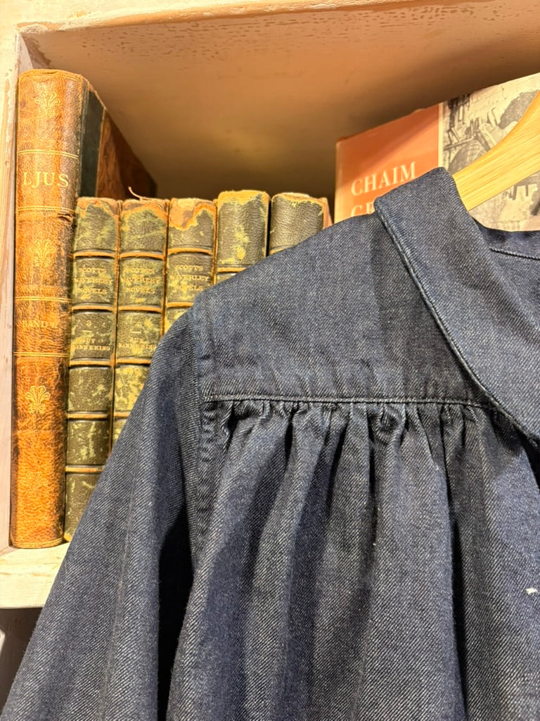 Peter Pan Collar Denim Shirt