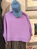 Luxe Capelet Shrug - Lilac