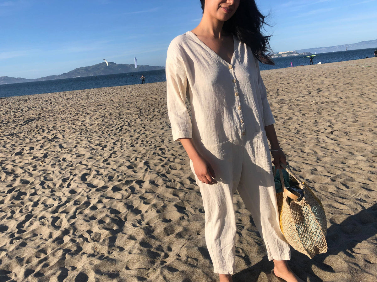 White Extra Light Jumpsuit