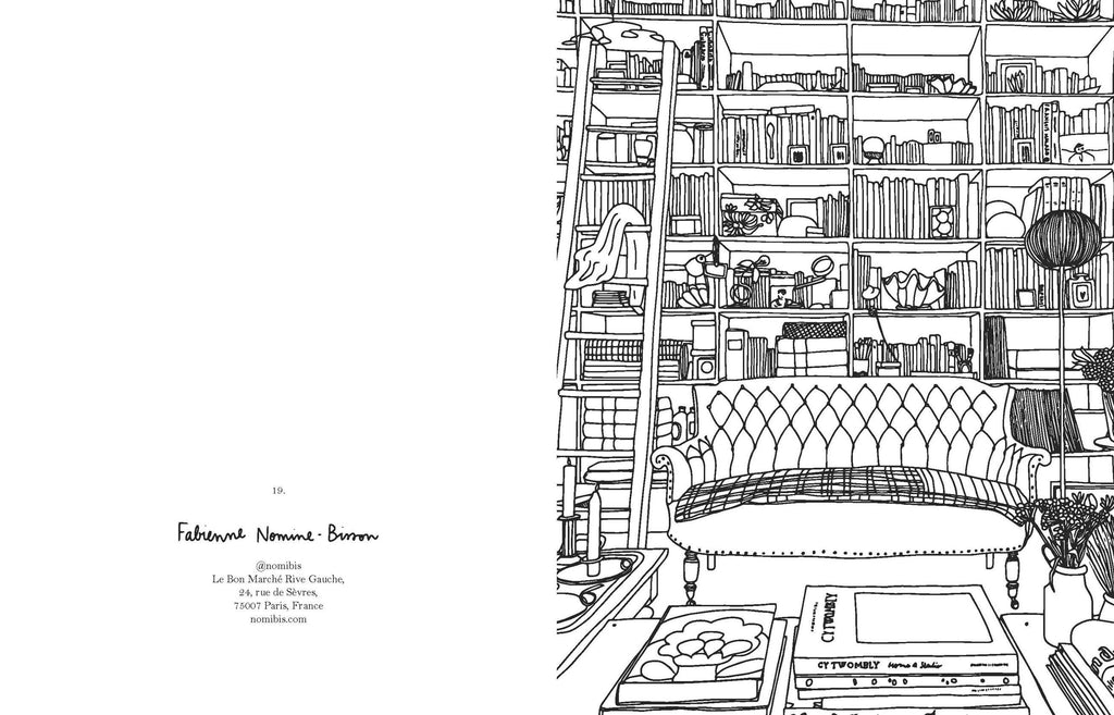 Zoé de Las Cases Chez Moi Colouring Book