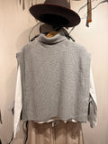 Kanon Knitted Vest - Grey Marl