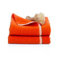 Orange Linen Tea Towels 20x30 - Set of 2
