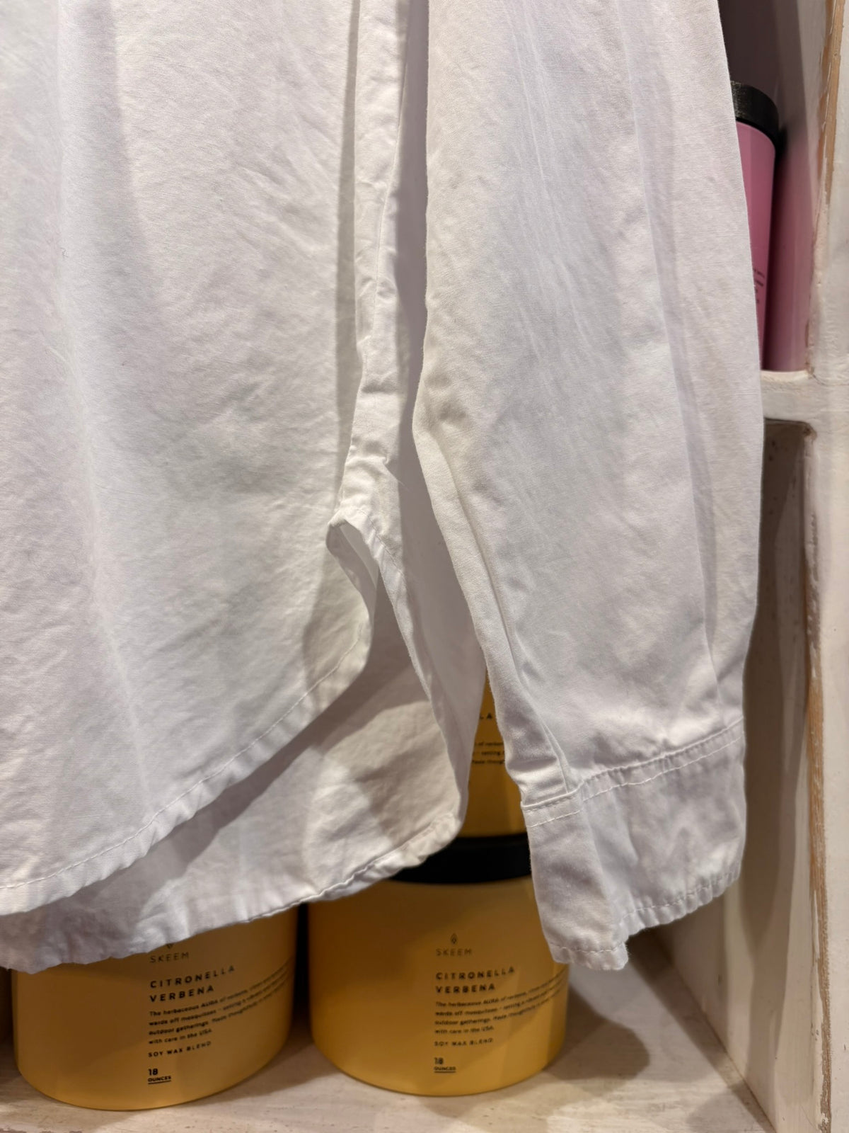 Hadley Heavy Cotton Shirt in White
