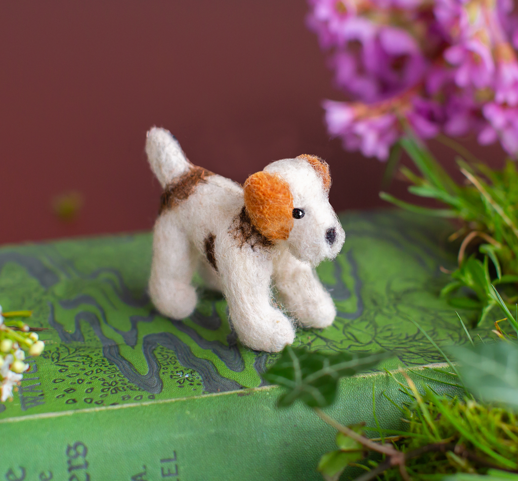 Felt Terrier Dog