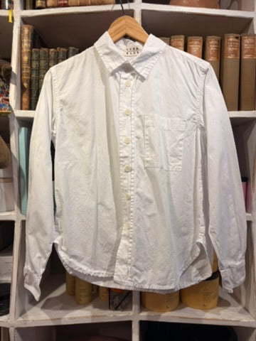 Hadley Heavy Cotton Shirt in White