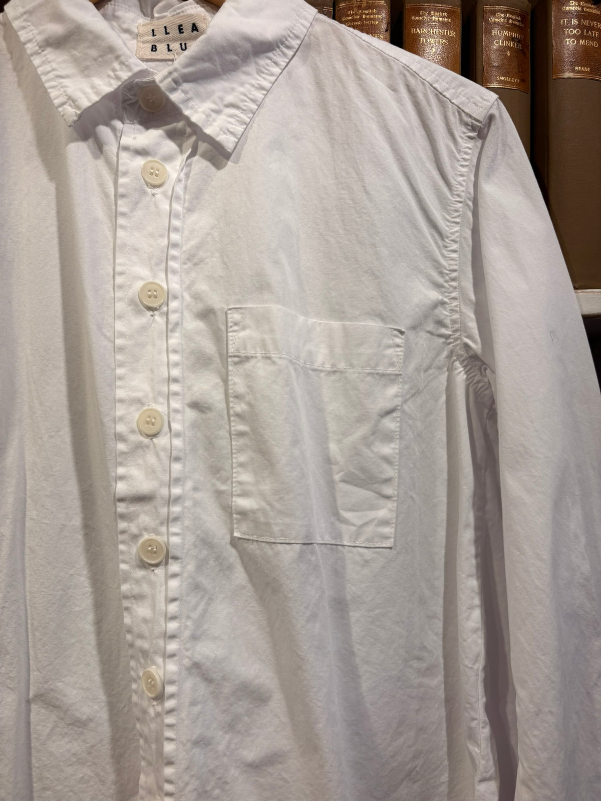 Hadley Heavy Cotton Shirt in White