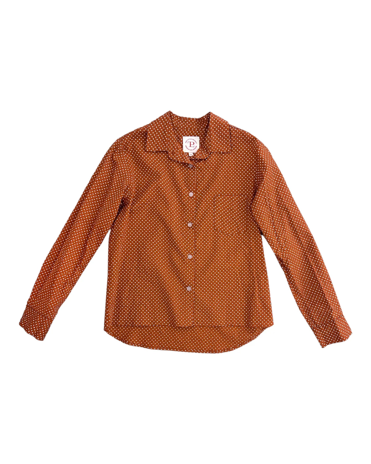 The Penny Shirt in Carrot Dot
