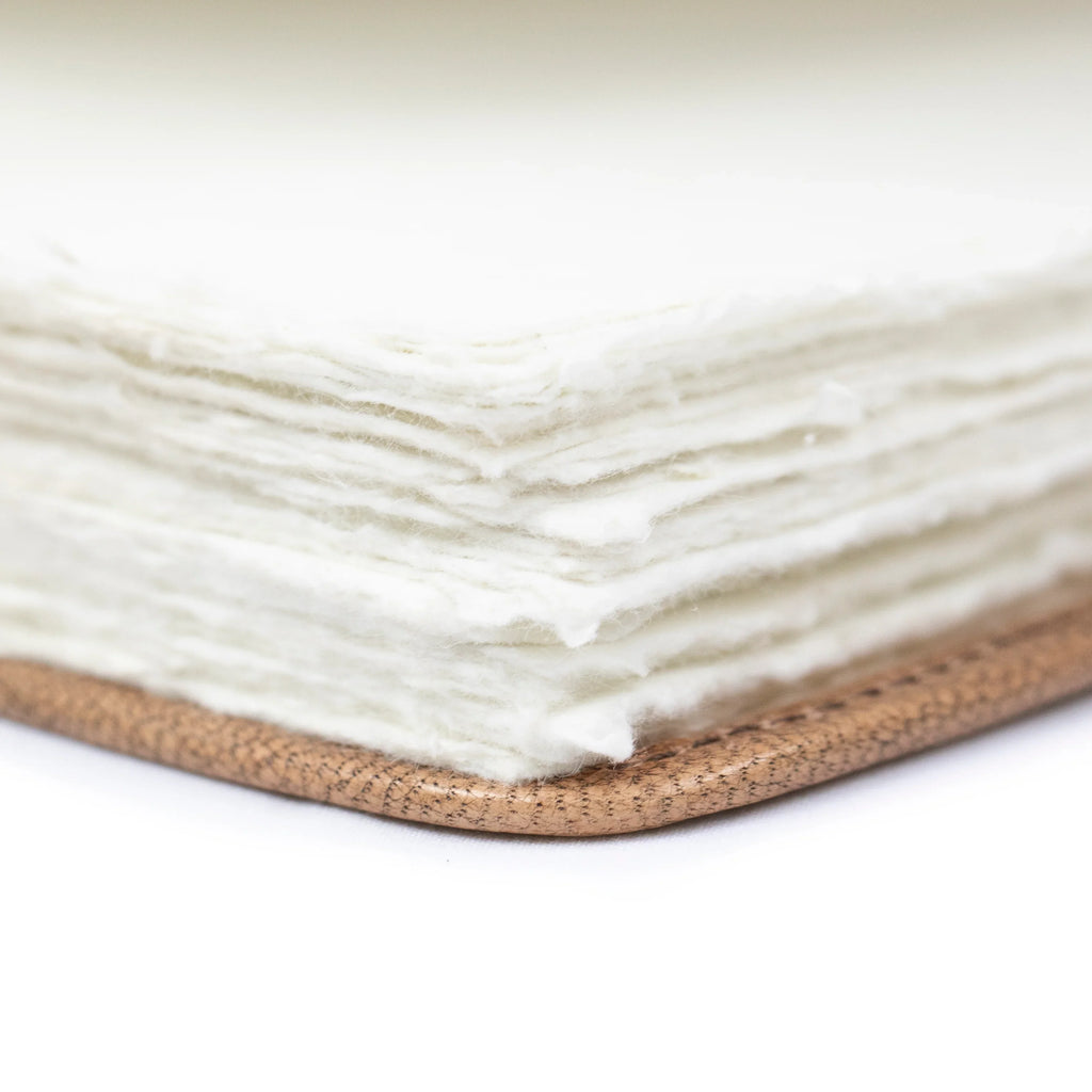 Creative Ramblings Mini Signature Leather Journal - Stone