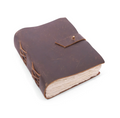 Brown Oiled Leather Journal - Large