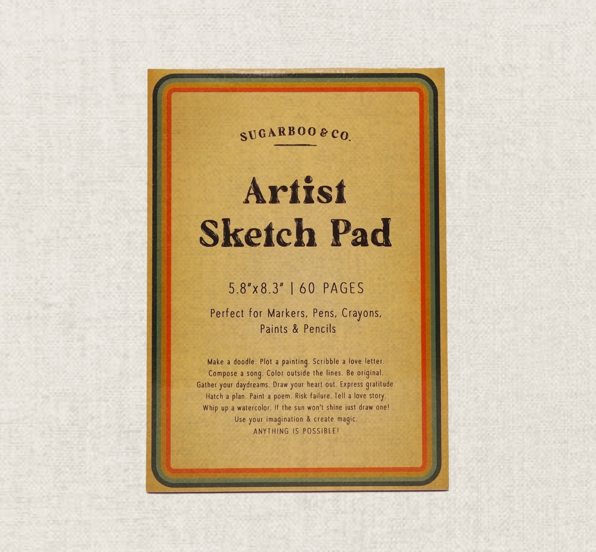 5.8"x8.3" Artist Sketch Pad