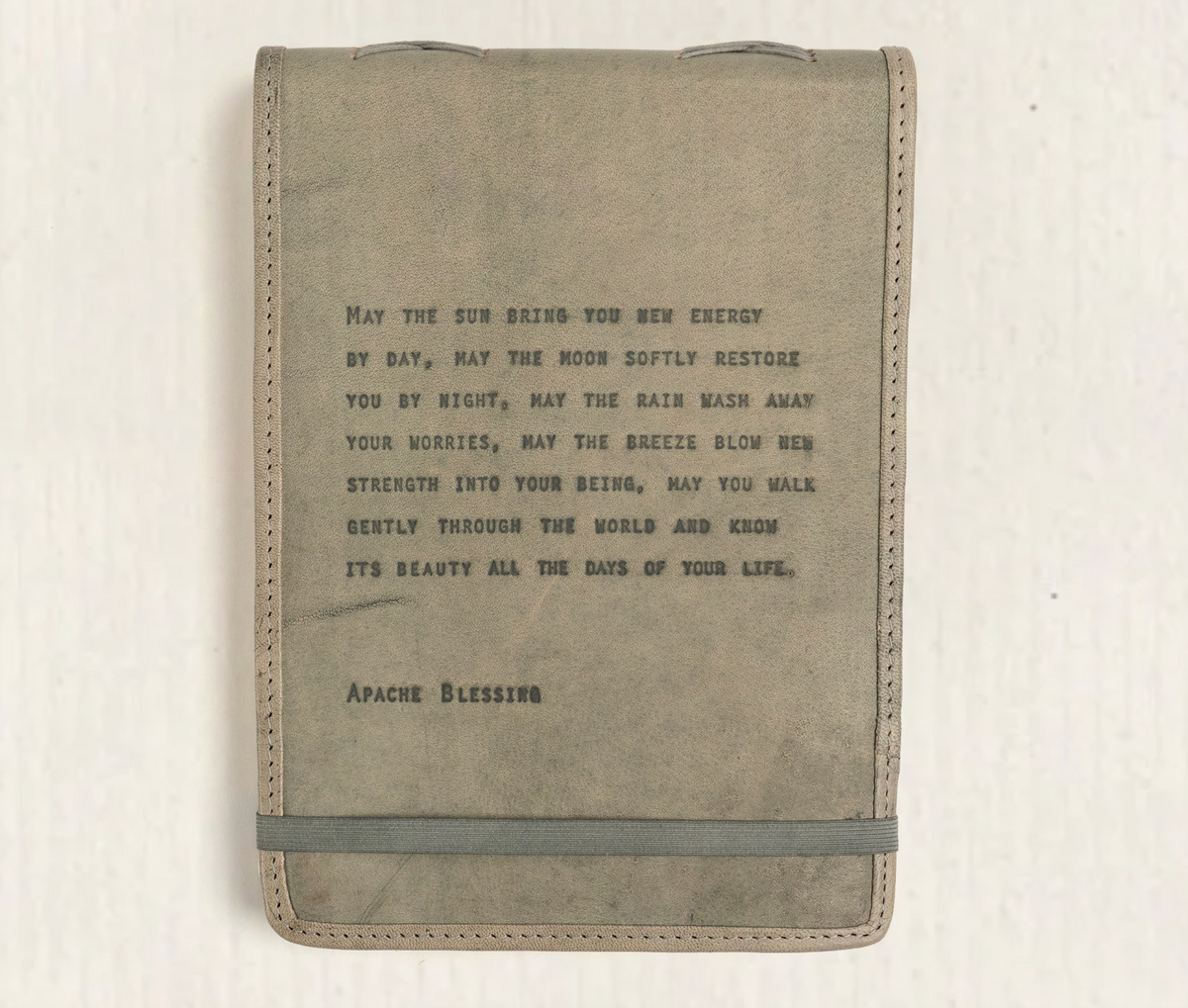 May The Sun Bring You Signature Leather Journal - Stone
