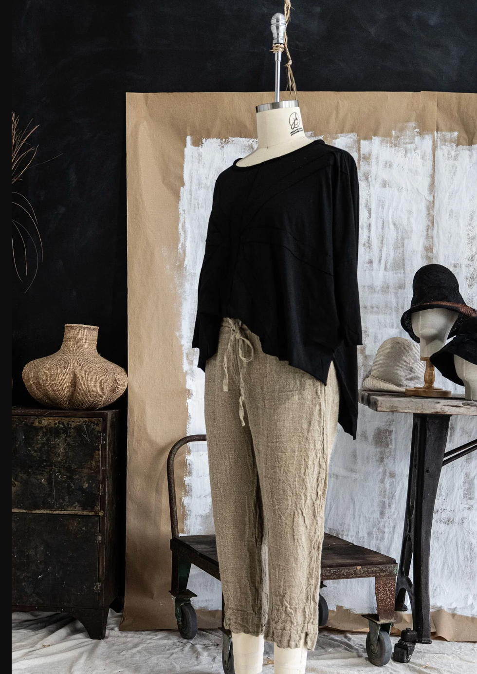 Leon Pant - Raw Linen