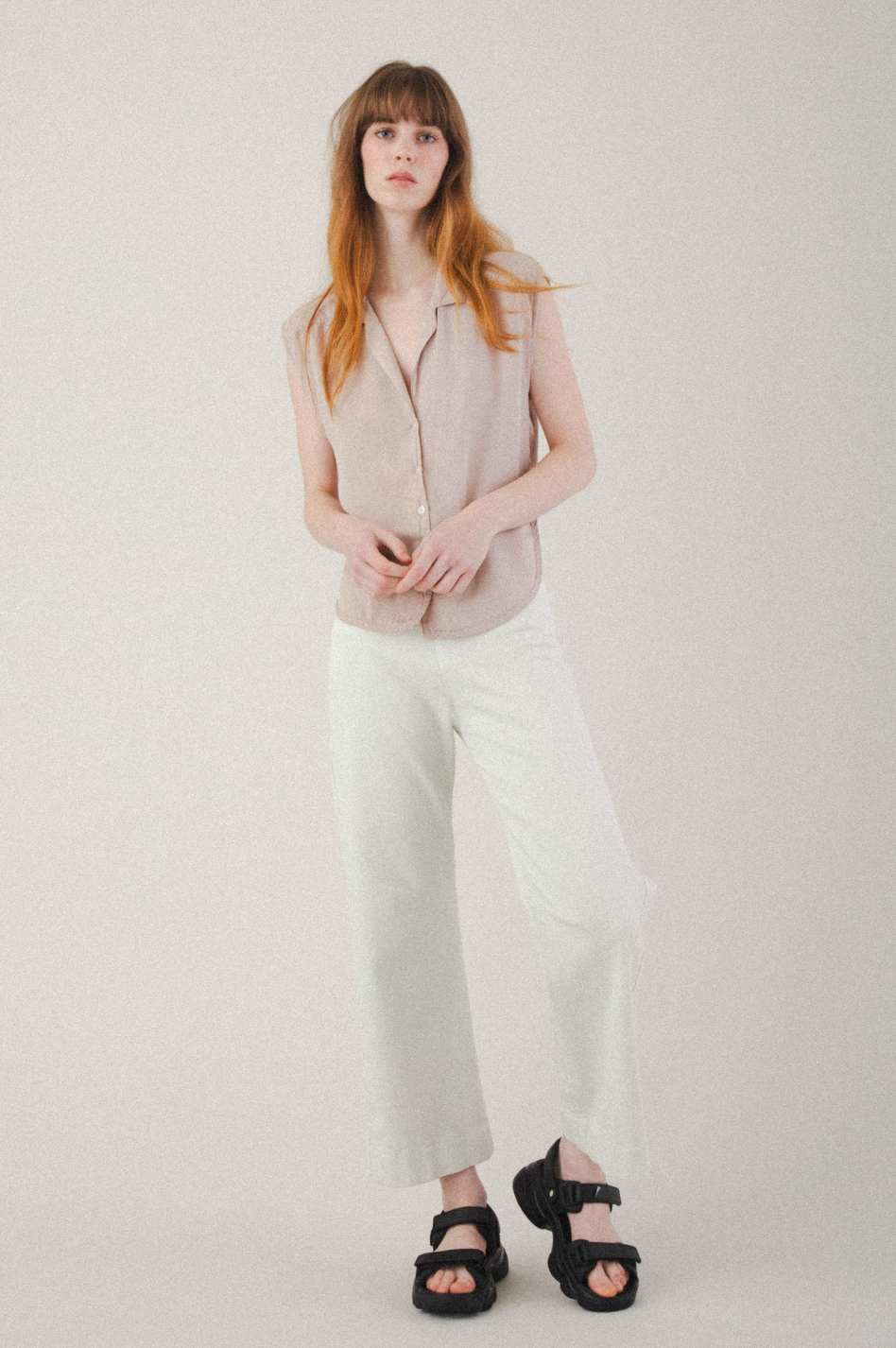 Color Knack Pant in Oyster