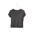 Cropped Tee - Charcoal