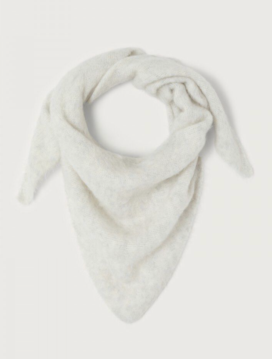 Alpaca Knit Scarf - Polar