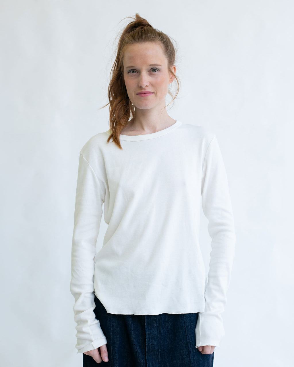 Maglietta Long Sleeve Tee - White