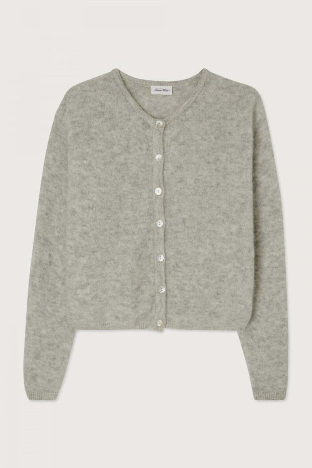 Wool Cardigan - Light Grey