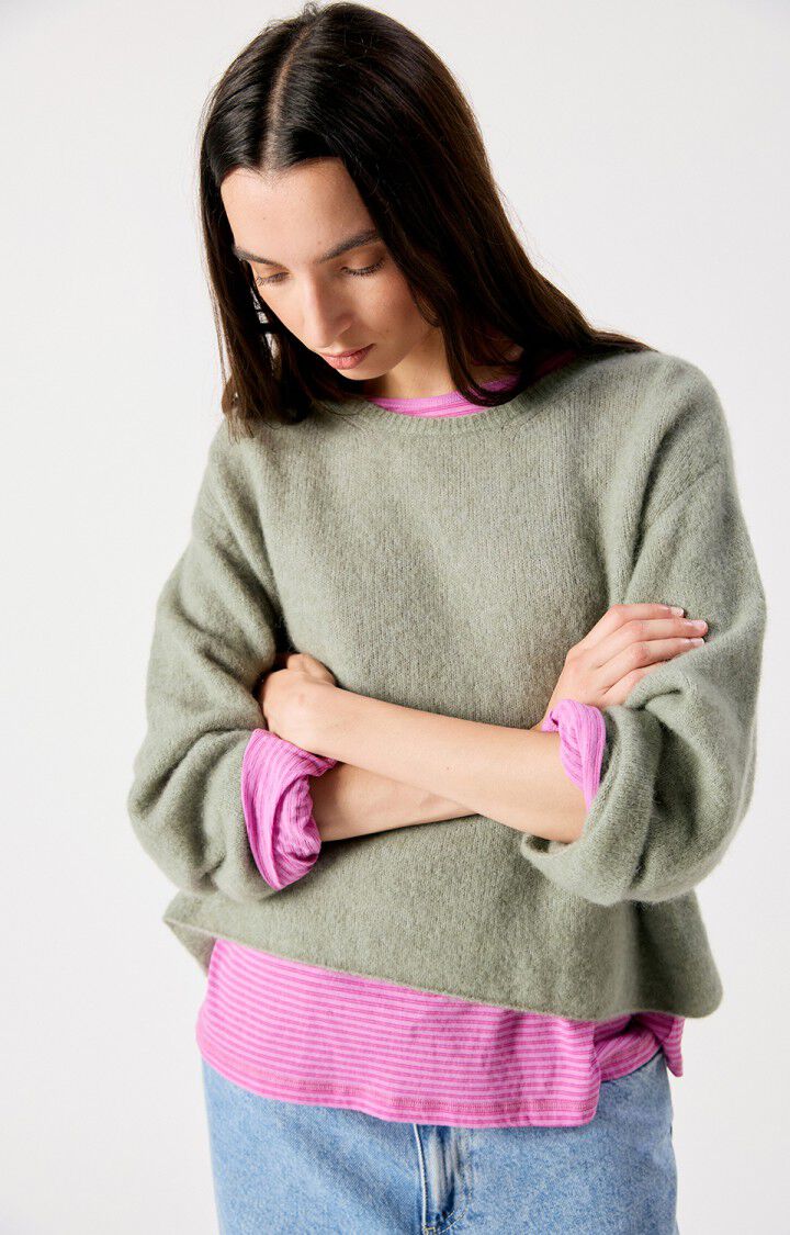 Wool Sweater Jumper - Khaki