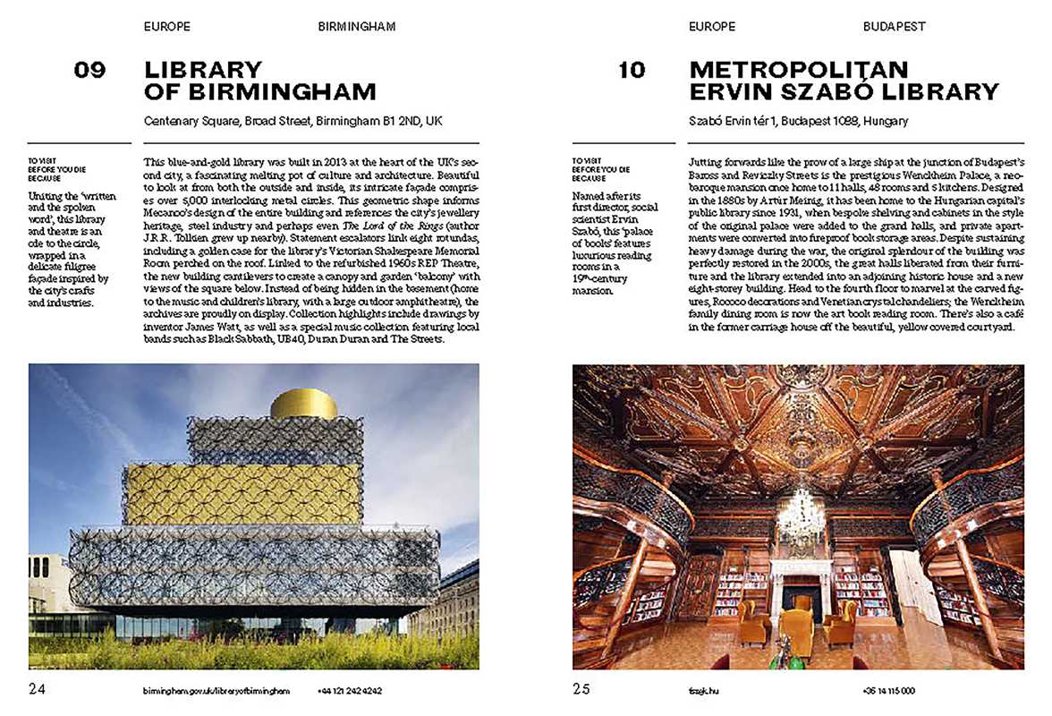 150 Libraries You Need to Visit Before You Die by Léa Teuscher