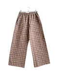 Omar Brown Grid Pant