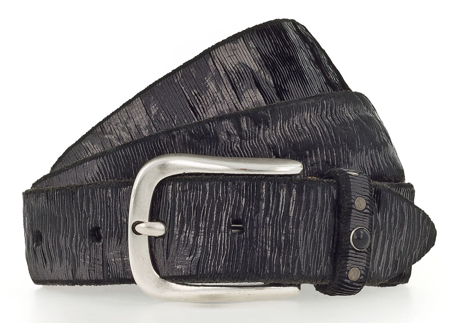 Black  Belt - Black/Gun metal