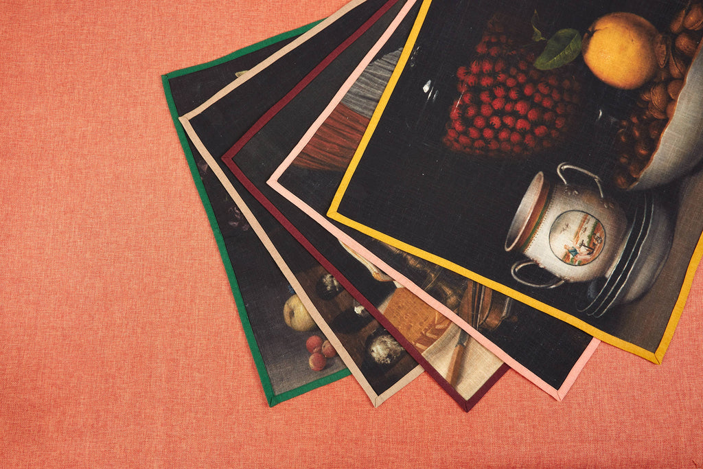 Fruits and Flowers Tea Towel 