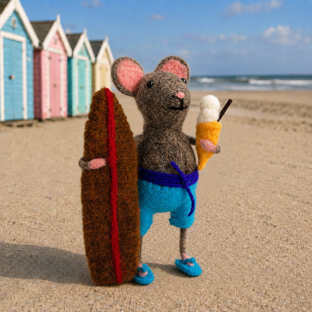 Sunny Surfer Dude Mouse