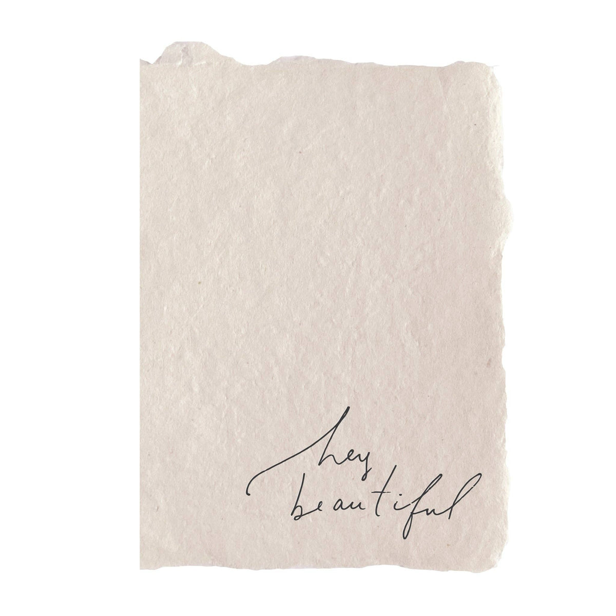 Hey beautiful card