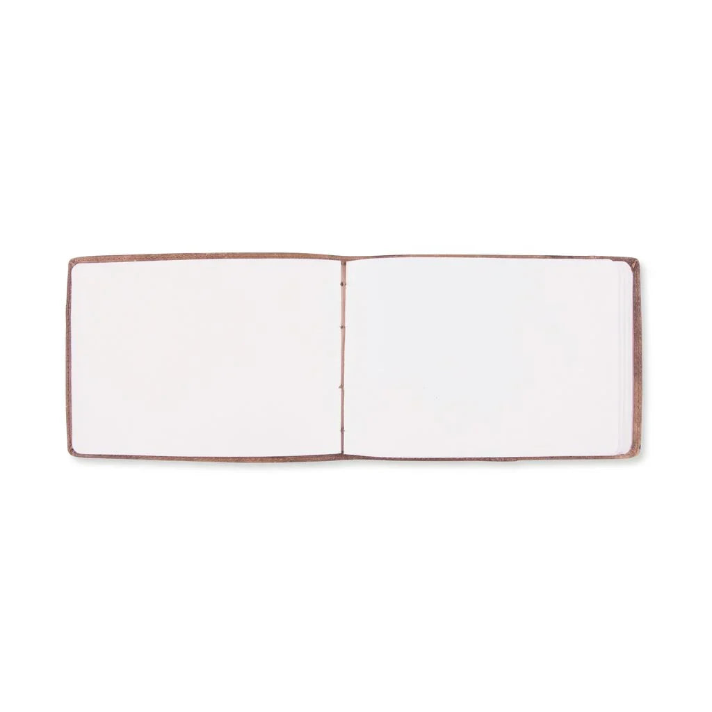 Creative Ramblings Mini Signature Leather Journal - Stone