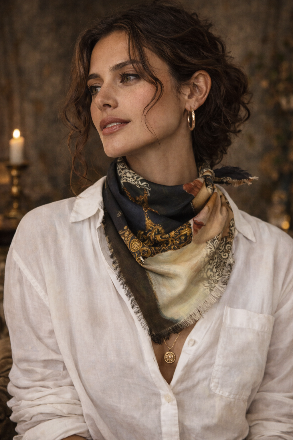 DUTCH COLLAR VOILE BANDANA