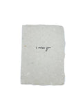I miss you card