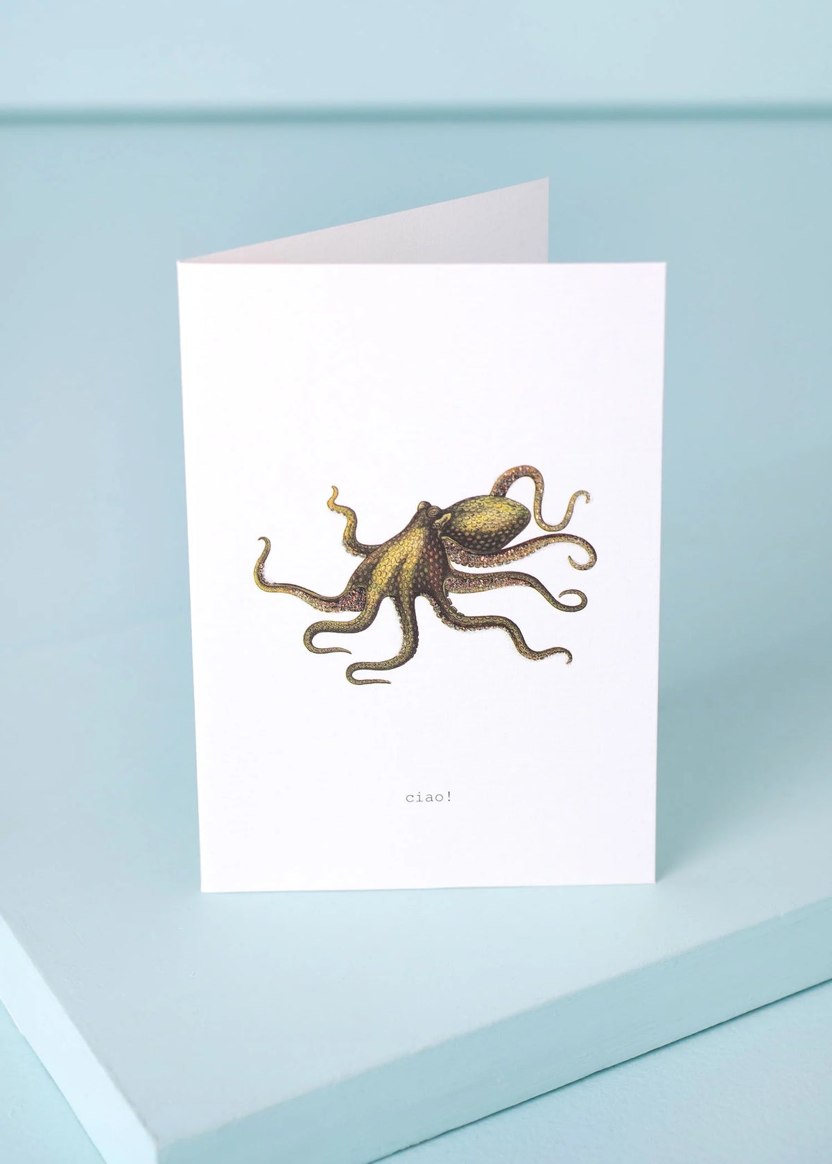 Ciao! Octopus Greeting Card